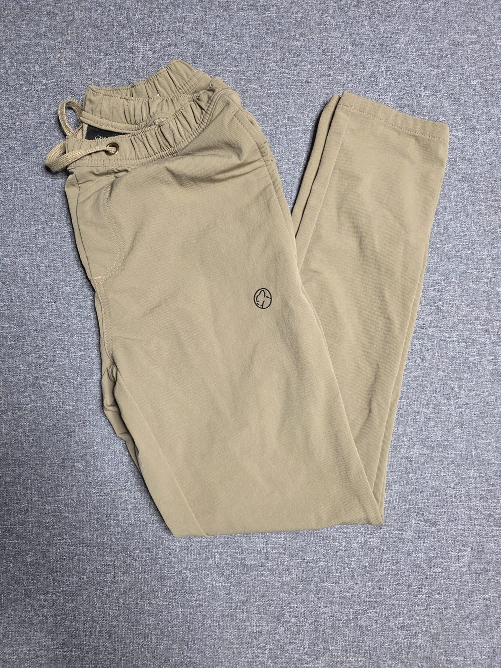 ​Kuwalla Tee Mens TEK Stretch Jogger Chino Pants Khaki Beige Size Small S
